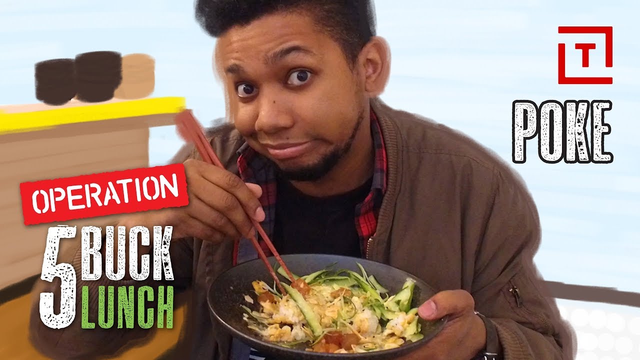 The Best Cheap Poke Bowl in NYC || 5 Buck Lunch