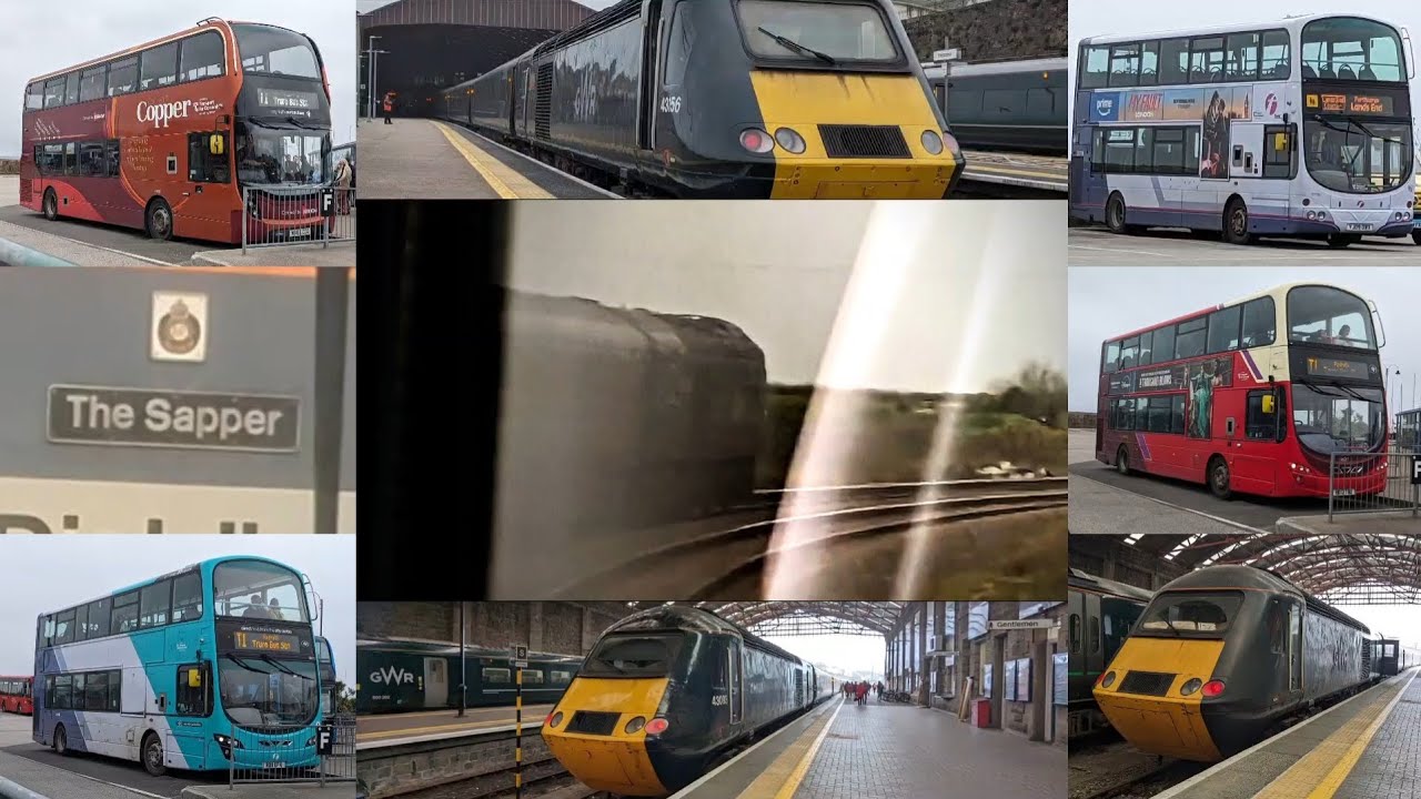 Trains & Buses at Penzance!