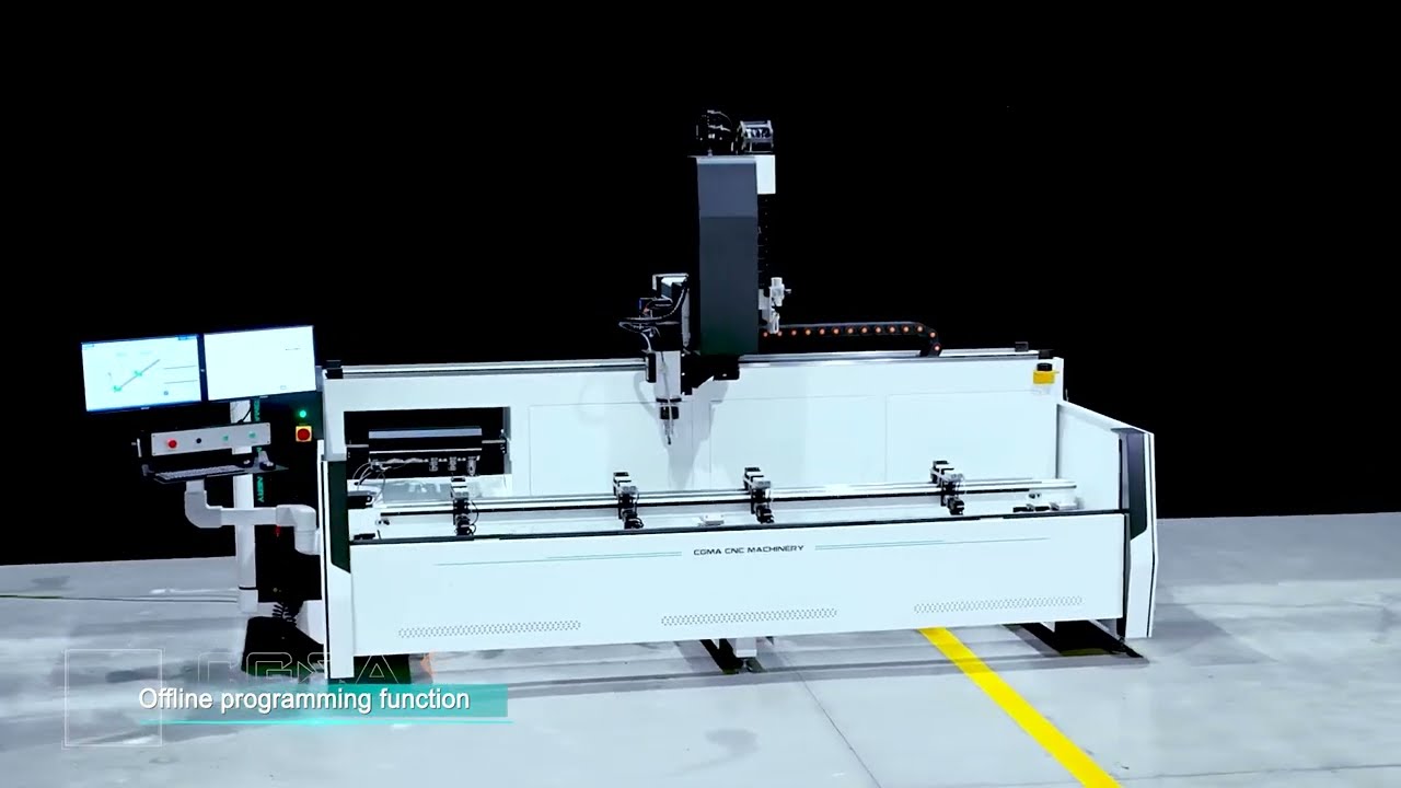 Four-axis Machining Center with Laser marking