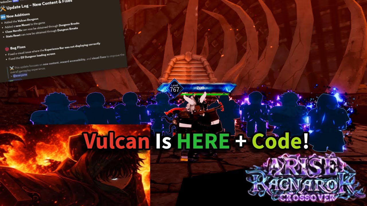 New Vulcan Dungeon! Arise Ragnarok Crossover.