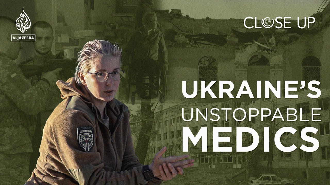 Неудержимые украинские медики. Фото крупным планом
