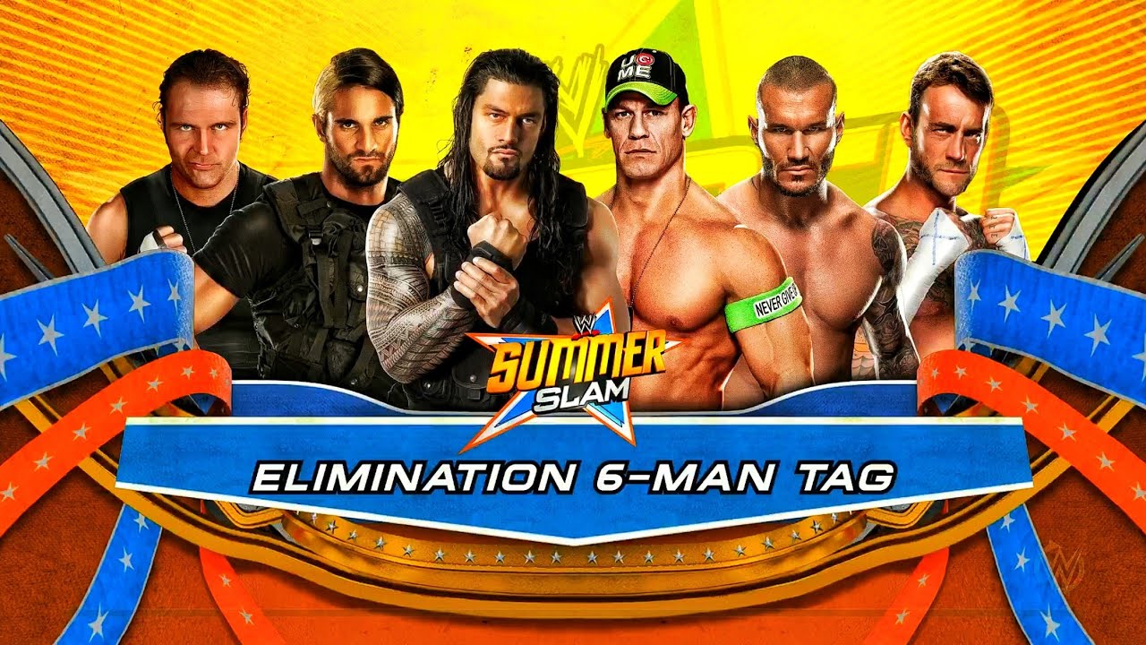 The Shield Vs John Cena, Randy Orton & CM Punk - Tag Team Elimination Match | WWE 2k15