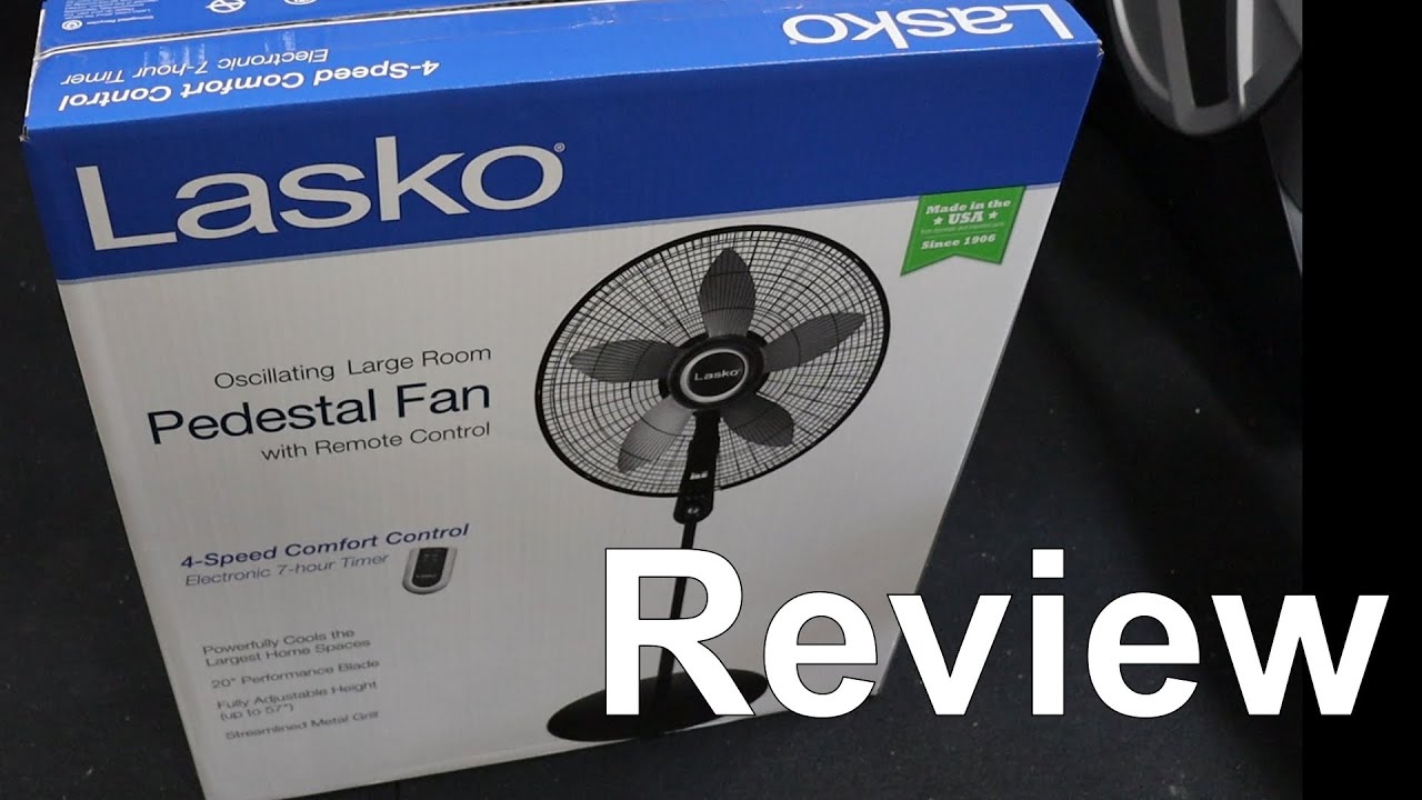 Lasko Pedestal fan assembly and review model number S20620
