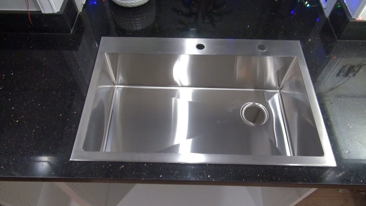 KRAUS Kitchen Sink installation 2. Установка мойки, раковины
