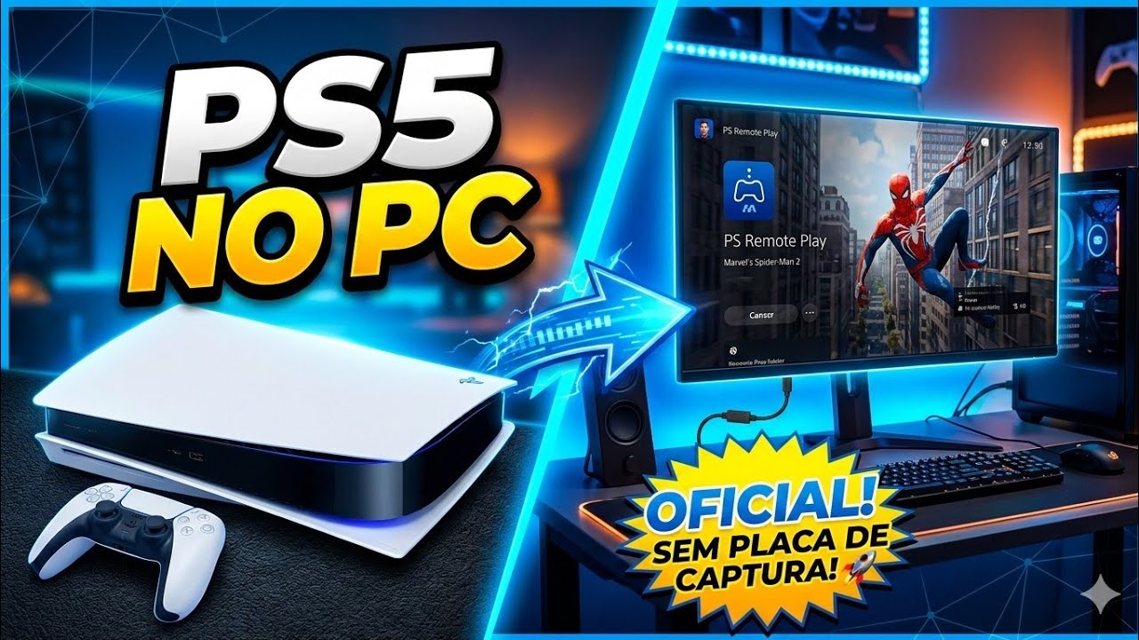 Como Jogar PS5 no PC pelo App Oficial (Passo a Passo 2026)