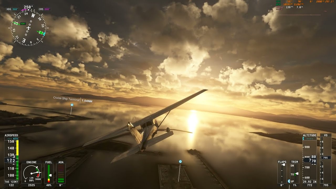 Microsoft Flight Simulator 2022 DLSS 3.0; GeForce RTX 4080