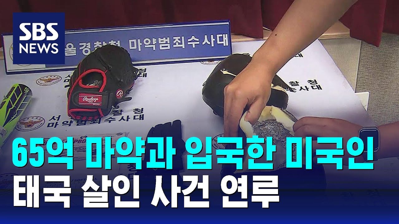 65억 원어치 마약 들여온 미국인 검거…태국 살인 사건 연루 / SBS