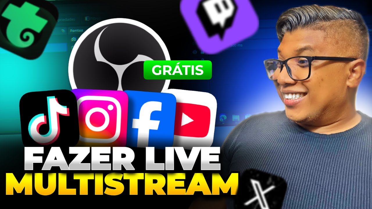Tutorial Completo: Multistream pelo OBS Studio – Fácil e Grátis!