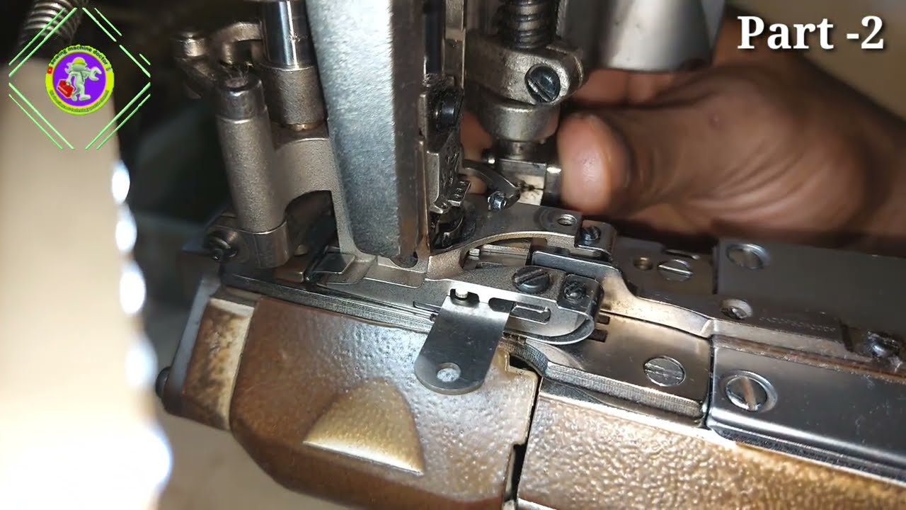kinfe setting flat seamer sewing machine seminar -2, hindi