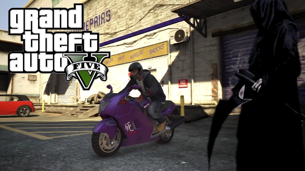 GTA 5 - Hakuchou stunt avec l'habilité ! La poisse totale !! 100% FUN