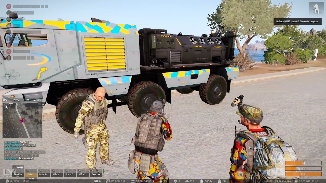[LYL ARMA 3 ALTIS RP] SHARKY PUMMEL von GLI, ist im Fernsehen !!!!