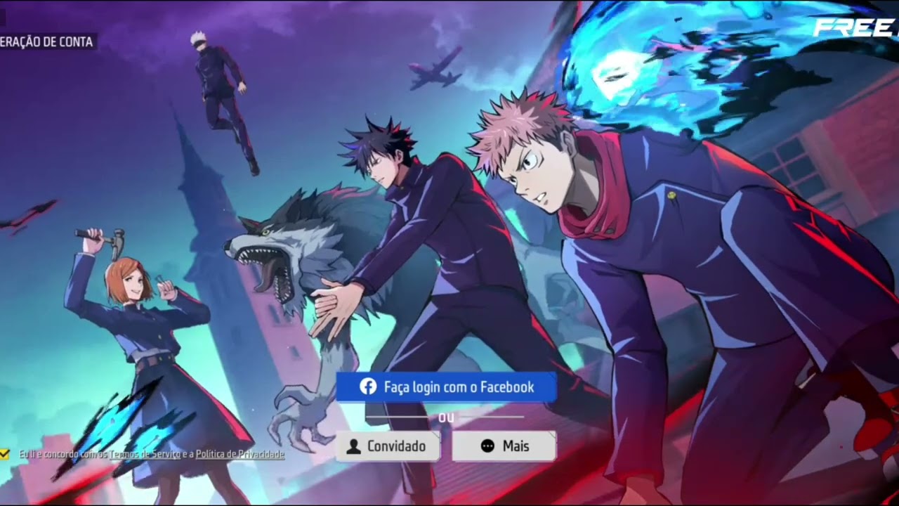 MÚSICA DE LOBBY FREE FIRE X JUJUTSU KAISEN 