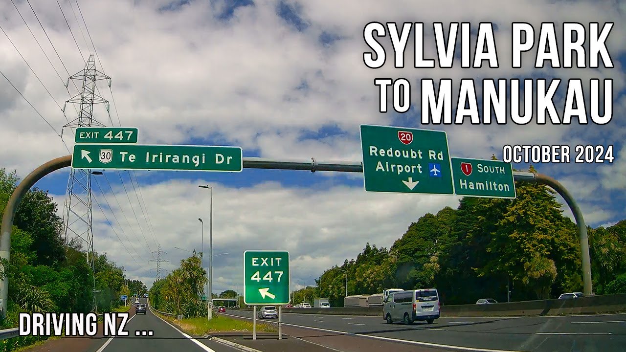 Driving New Zealand: Sylvia Park to Manukau | 4K