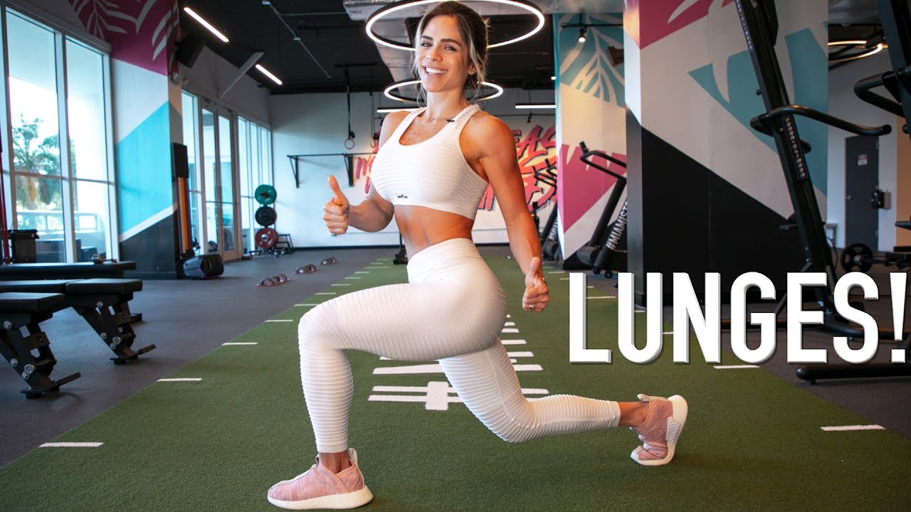 MICHELLE LEWIN: Lunges Exercise At Home (Or Anywhere)