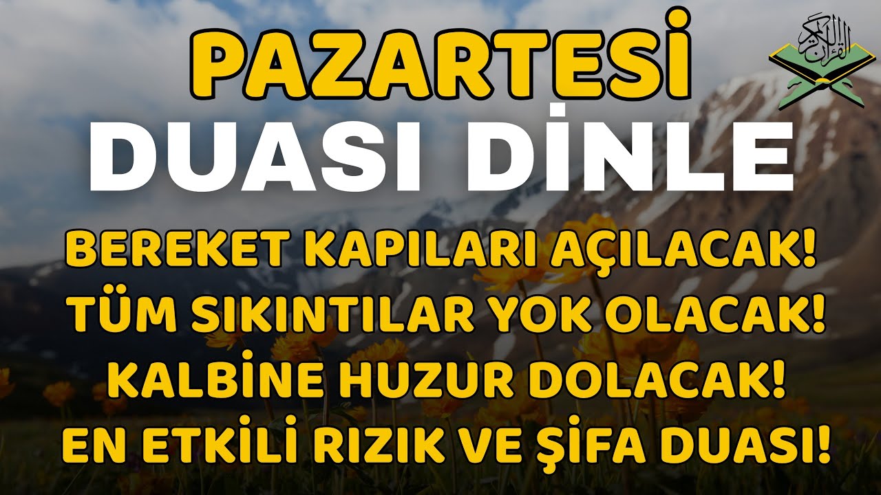 Pazartesi Duası – Güne Bu Dua ile Başla! Hızır Gibi Yardım Sana Gelir! #pazartesi #sabahduasi
