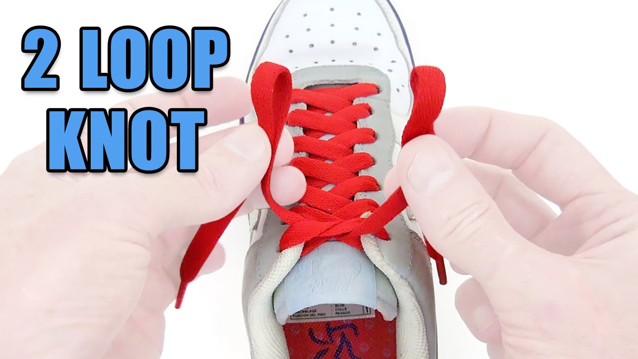 Two Loop Shoelace Knot &ndash; Professor Shoelace