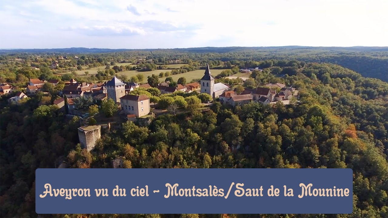 Aveyron vu du ciel - Vallée du Lot / Saut de la Mounine