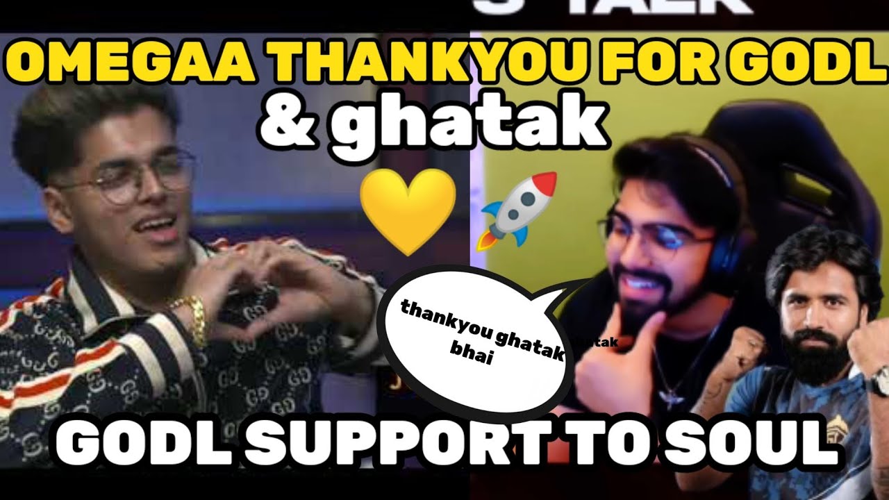 Soul omegaa thankyou to GodL @ghatakgaming9127  and  others 💛🚀
