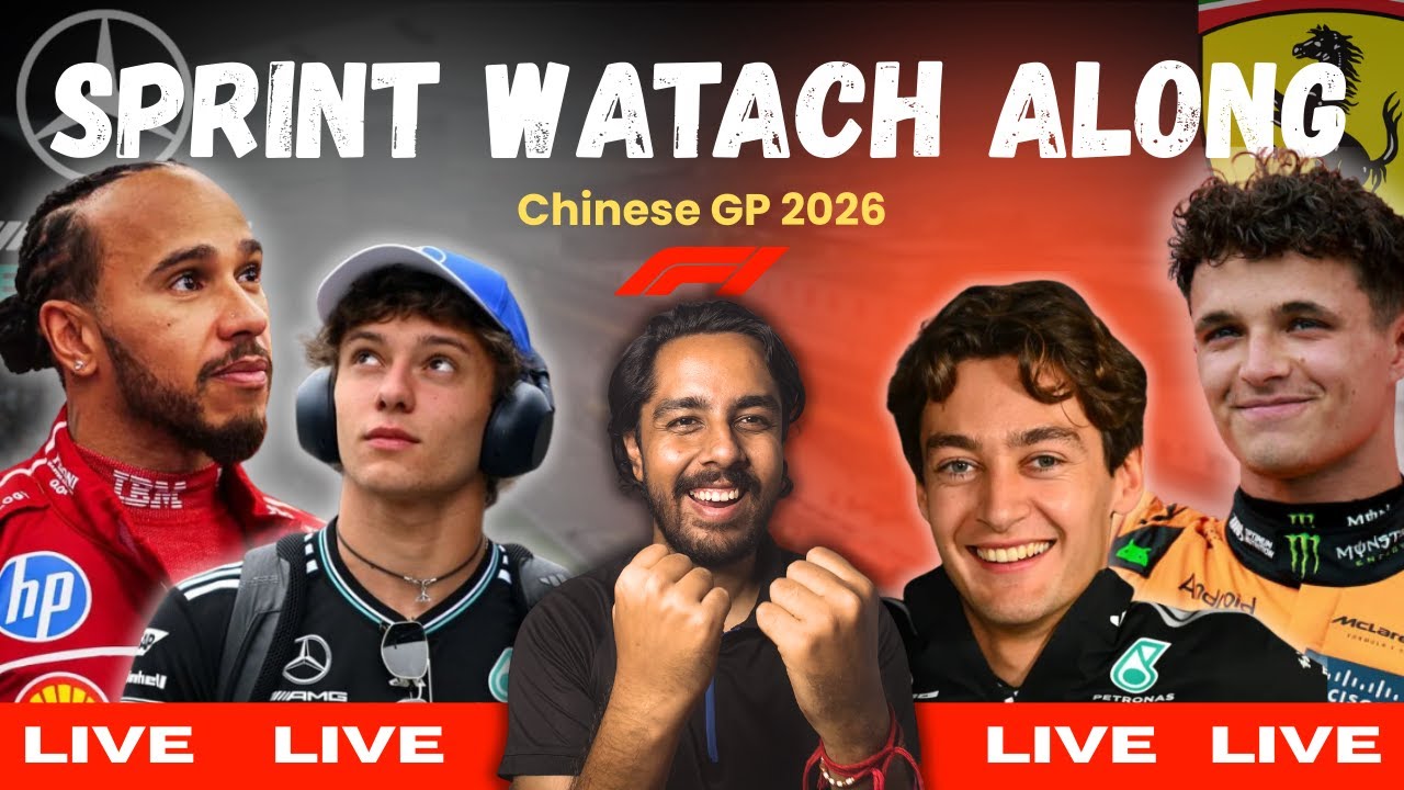 🔴LIVE: F1 Chinese GP 2026 Sprint Race Watchalong | Sprint Chaos at Shanghai! 🔥🏎️