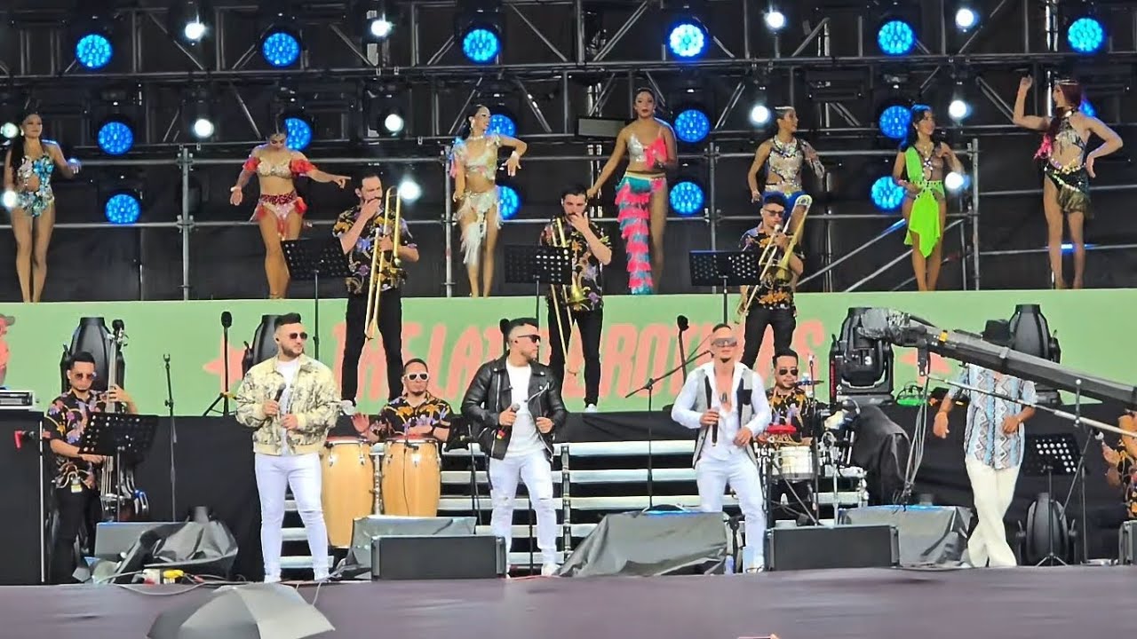 THE LATIN BROTHERS DESDE MEDELLÍN EN SALSA AL PARQUE 2024 BOGOTÁ COLOMBIA, VIRGEN DE LAS MERCEDES...