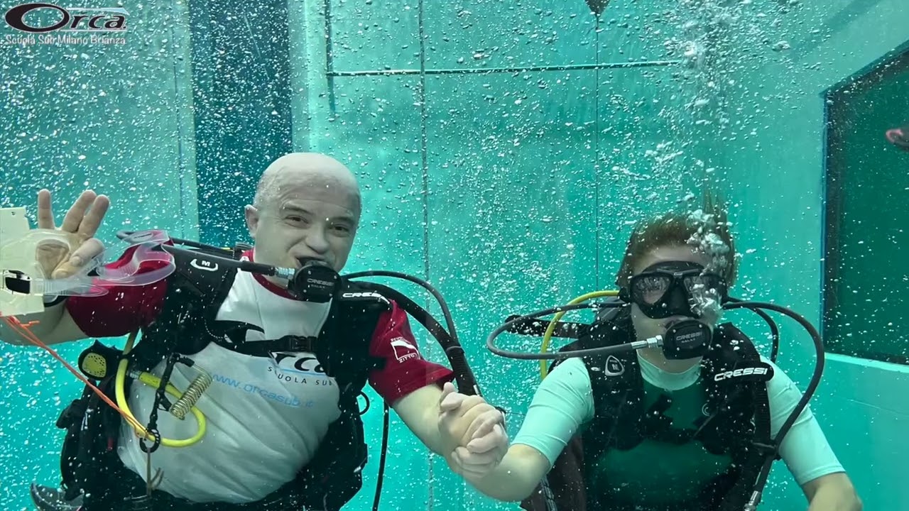 Immersione alla piscina termale Y-40 febbraio 2023