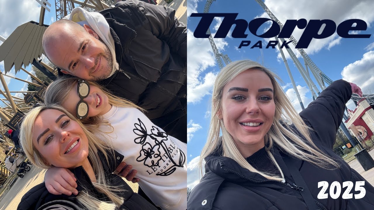 Thorpe Park 2025 Preview Day!! Hyperia, New Merch + Lots of Fun!