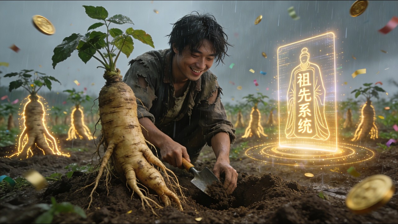 【完結】🔥 人參靈芝秒催生？窮小子啟動祖先系統，帶全村躺贏暴富！