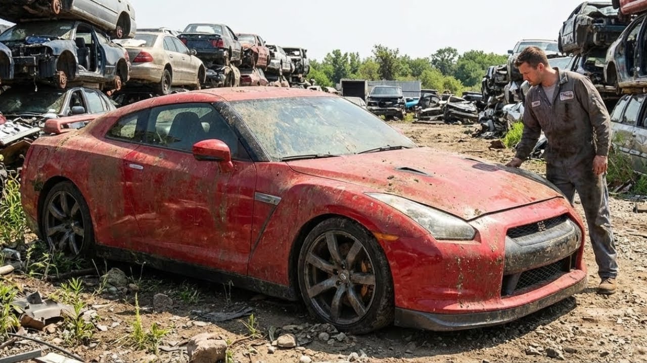 Full Restoration: 2024 Nissan GTR R35 (Red) | ASMR Step-by-Step #asmrcarrestoration