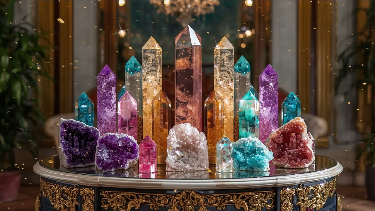 Crystal Meditation Music • Deep Healing Energy – Relaxation, Spiritual Awakening, Aura Cleansing