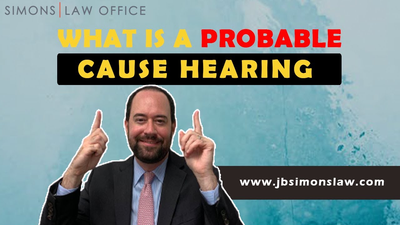 What is a Probable Cause Hearing in Massachusetts?