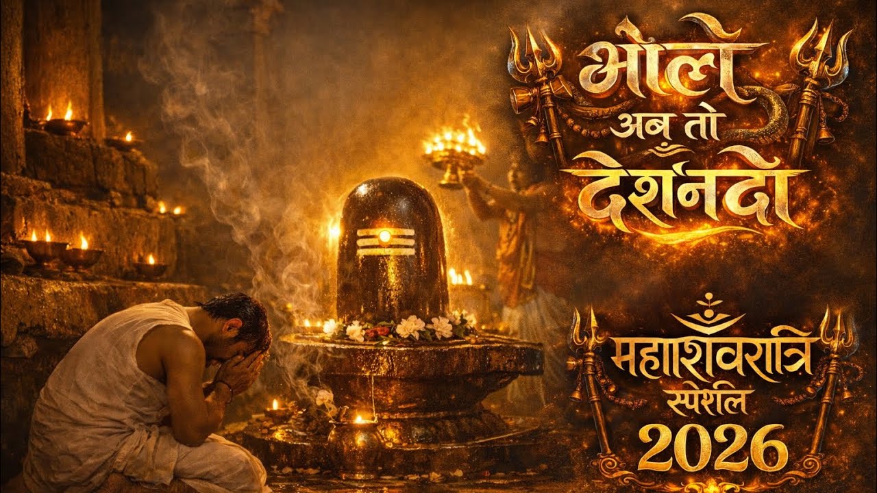आज भोले बाबा की परीक्षा है। 🌼 Mahadev Bhajans | mahashivratri kab h 2026 | mahashivratri katha॥