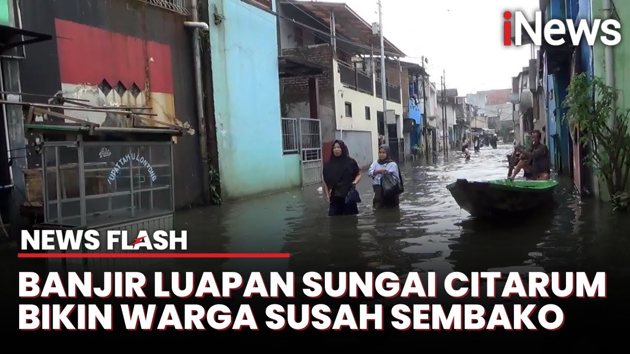 Ribuan Rumah Dayeuhkolot Bandung Banjir, Warga Menjerit Sulit Dapat Sembako | News Flash