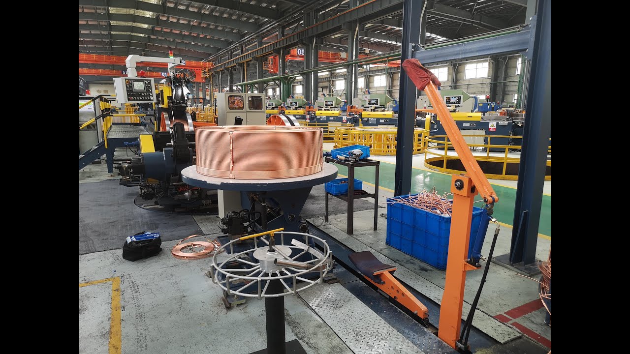 level rewinder copper tube machine copper tube equipment pipe machinery production cast and roll XIN