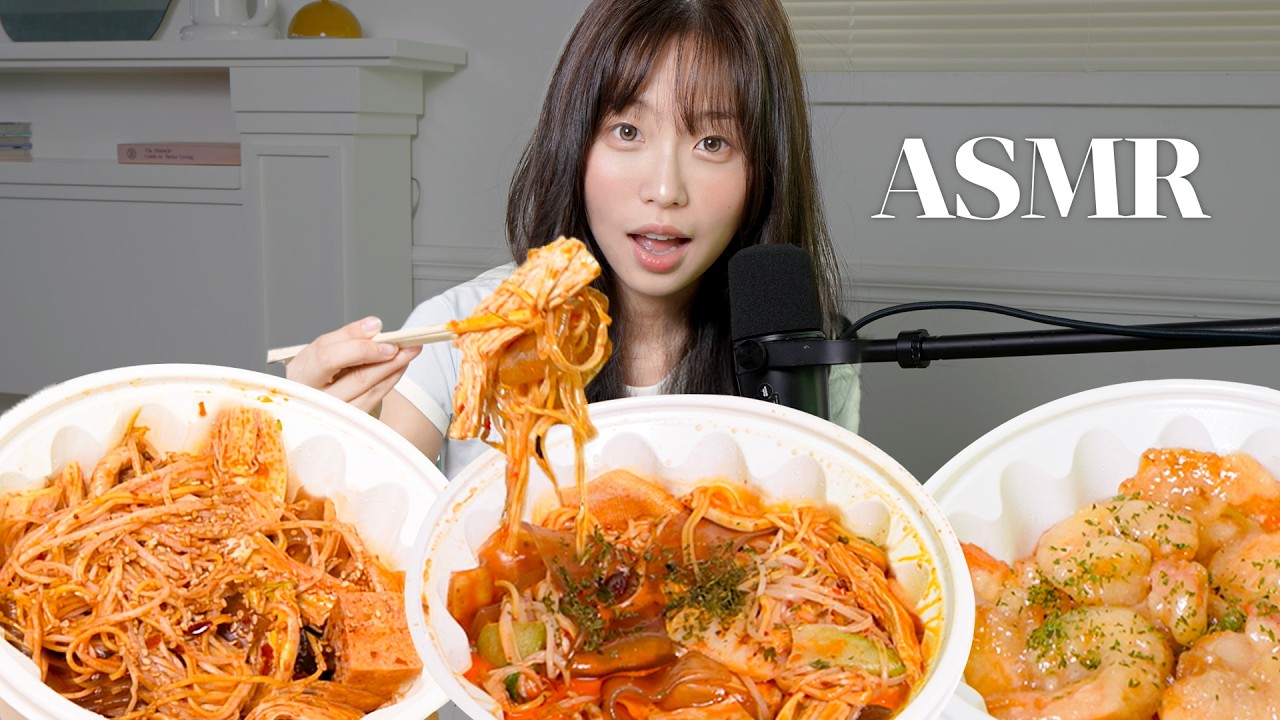 새벽 마라 수혈🌶️ 마라샹궈, 로제마라샹궈, 크림새우 먹방 ASMR *리얼사운드