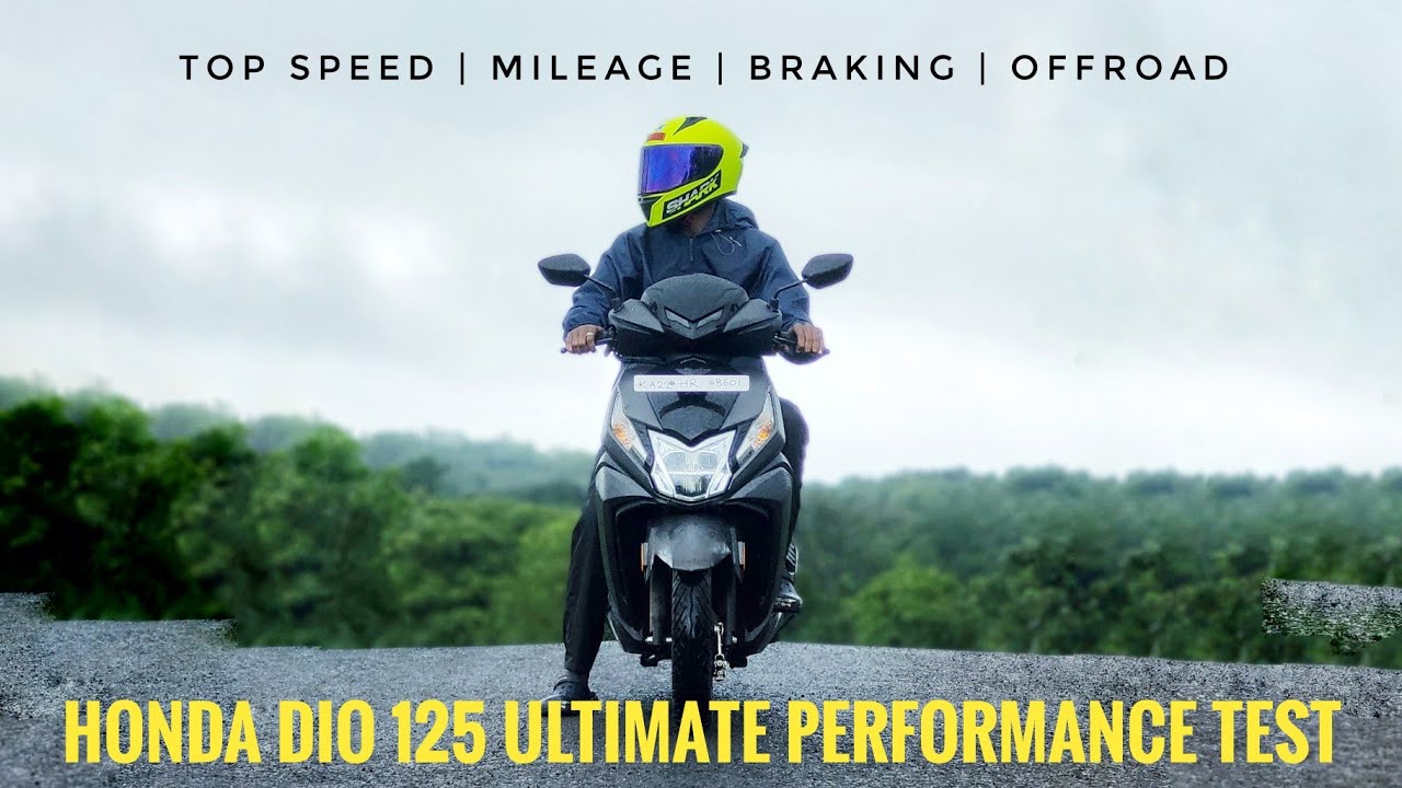 Honda Dio 125 ULTIMATE Performance Test! | Top Speed, Braking, Mileage, 0-60 & Off-Road Review 🔥