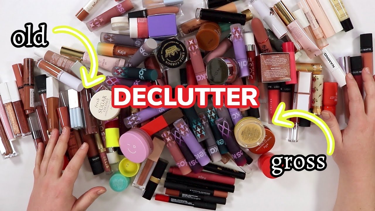 Makeup Clean Out & Declutter... Gross Old Lip Products That *have* To Go! | Lauren Mae Beauty