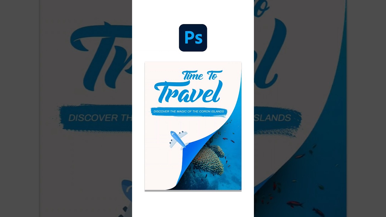 Photoshop Trick For creating paper warp effect
