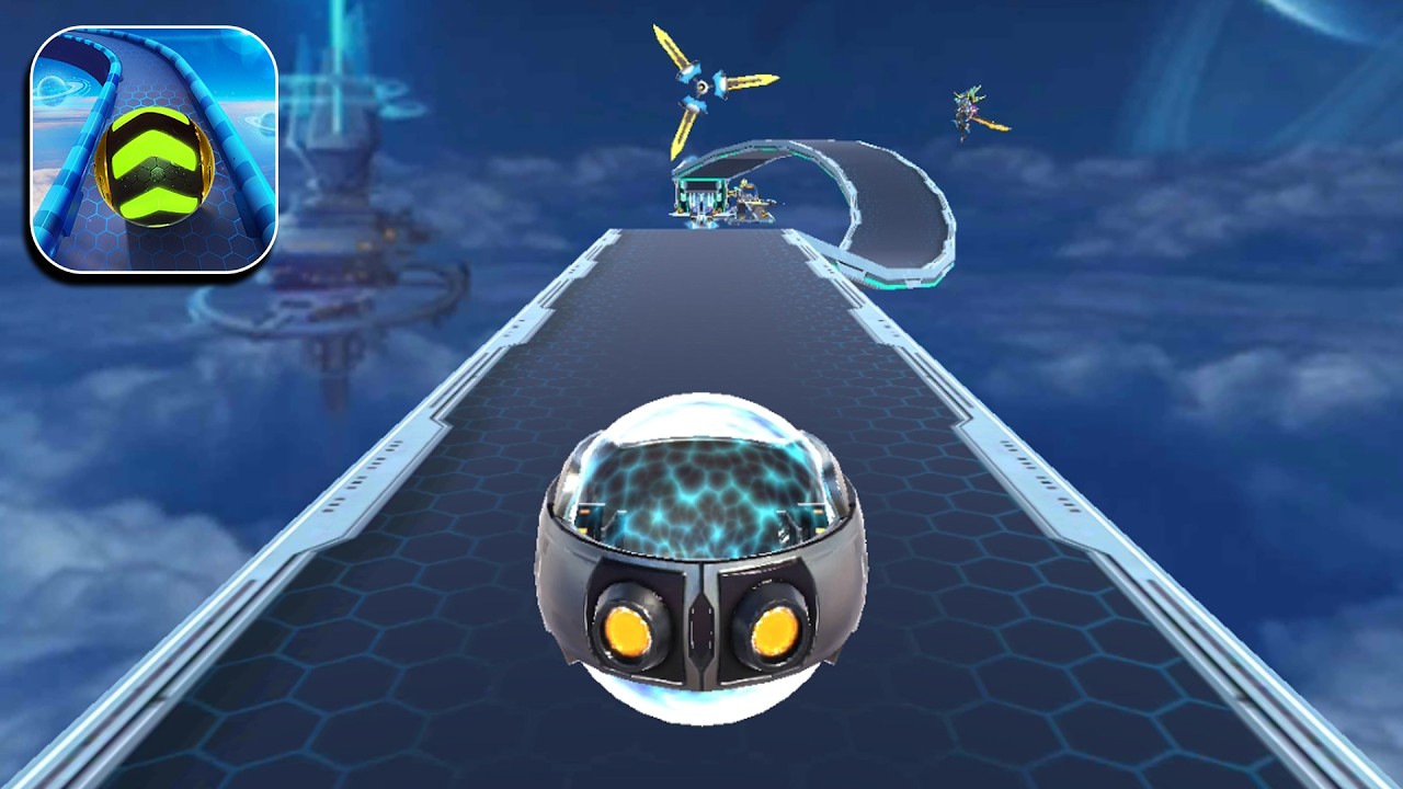 Space Rolling Balls Race Gameplay Speedrun Level 540
