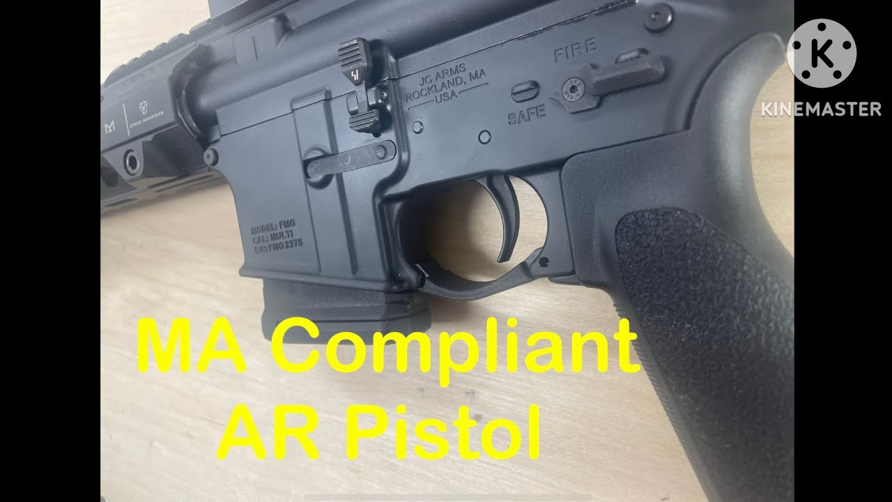 Massachusetts Compliant AR Pistol.