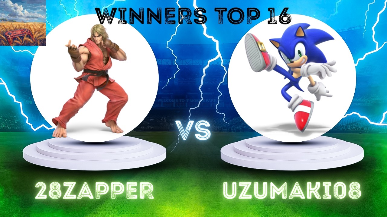 RING OF CHARTRES #12 - 28Zapper (Ken, Mii Swordfighter) vs Uzumaki08 (Sonic) - W. T16 - SSBU