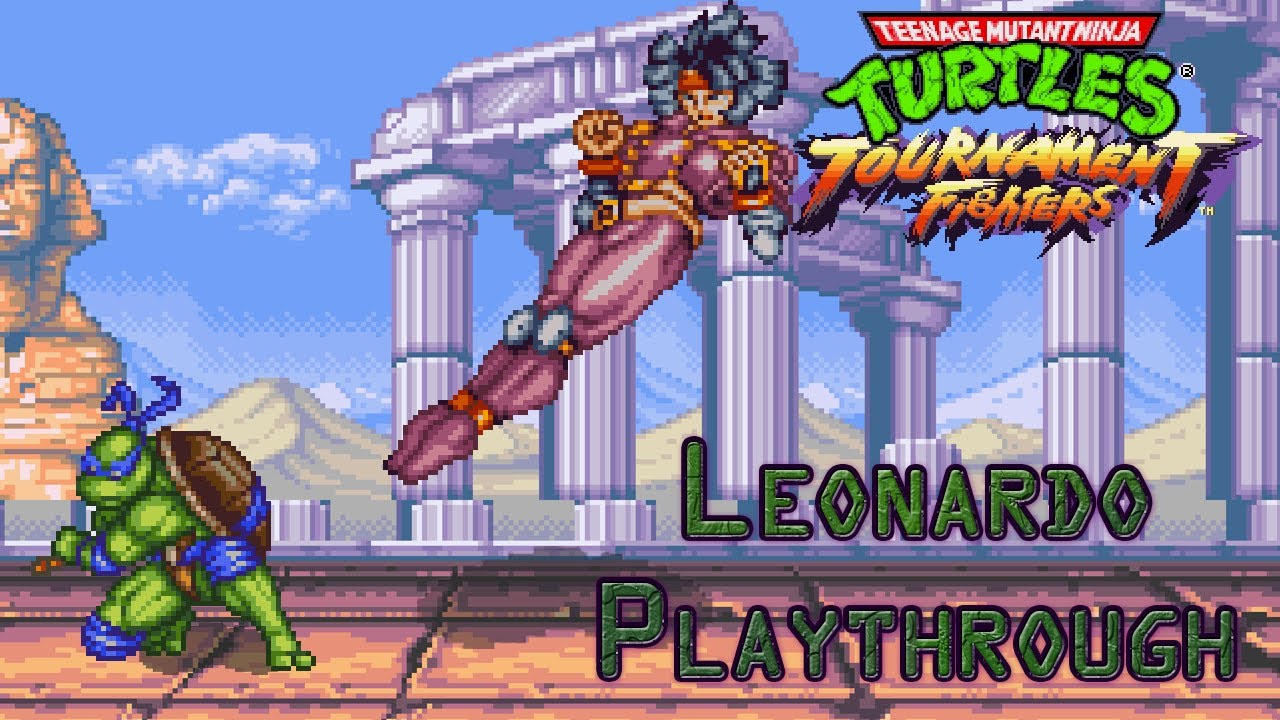 [RGP] Leonardo Playthrough - Hardest Difficulty (TMNT: Tournament Fighters - SNES)