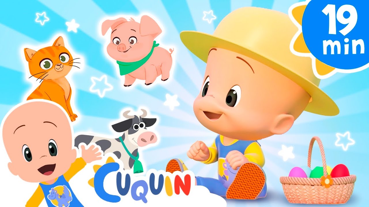 Old Mcdonald's Animal Farm | Cleo & Cuquin: Educational videos for children