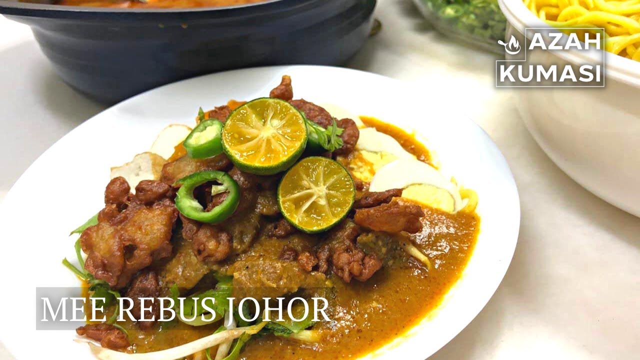 Resepi Mee Rebus Tradisi Johor Yang Sangat Mudah Sedap & Pendaram Udang Kriuk-Kriuk Ranggup