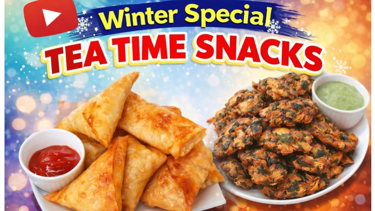 Winter Special Tea Time Snacks|Perfect Winter Evening Snacks|Winter Snacks|Easy Winter Snacks