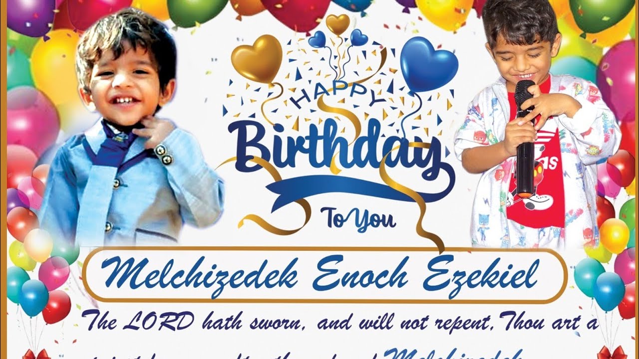 Melchizedek Enoch Ezekiel Birthday Celebration -07/01/2024 @mee077