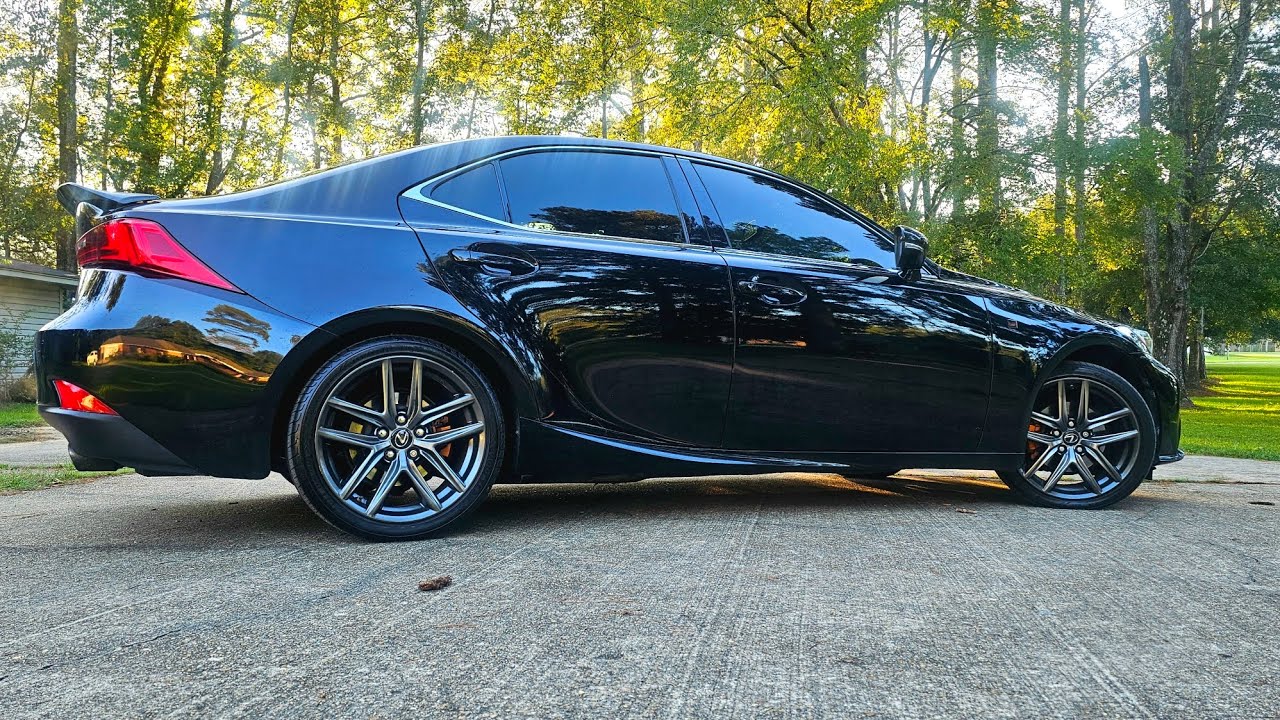 Lexus IS Chrome Delete - Part 1 - Wrap Window Trim