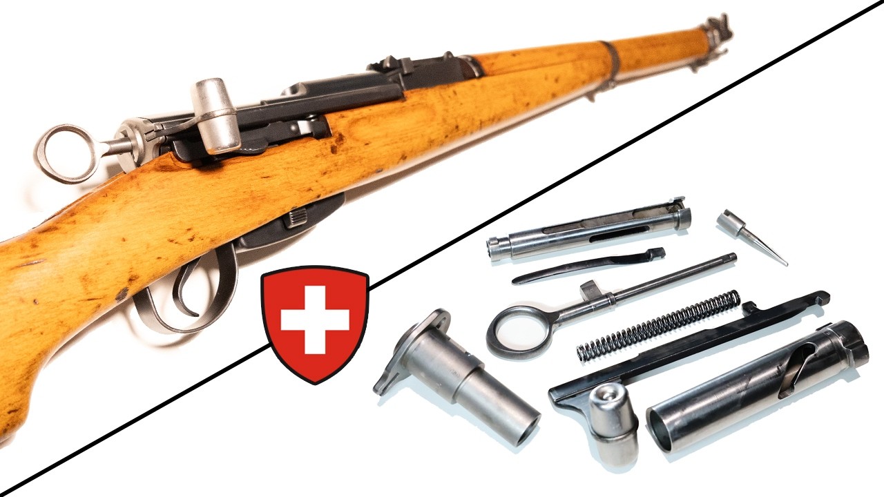 Swiss K31 Bolt Disassembly - 4K UltraHD (Swiss Kar. 31)