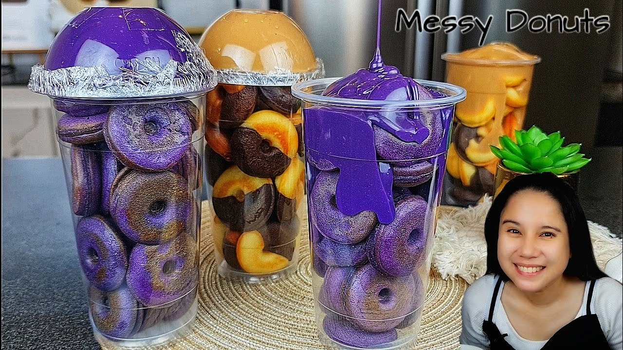 Sikat na Mini Donuts gawing nating Messy Donuts in Cup! Pweding Pang Negosyo!