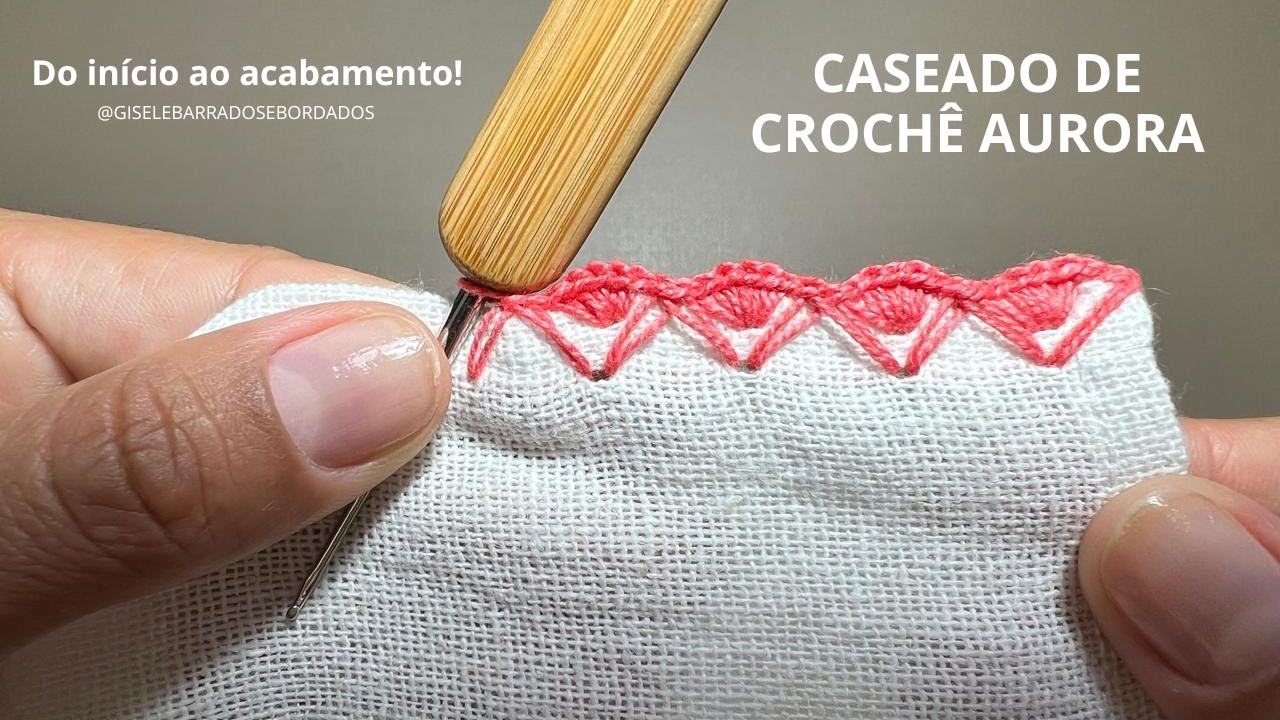 APRENDA O LINDO CASEADO DE CROCHÊ AURORA!