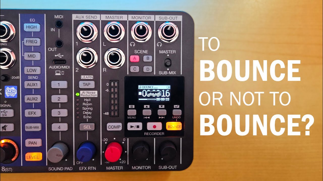 Zoom L6max Bounce Recording Explained (It’s Not Traditional Overdubbing)